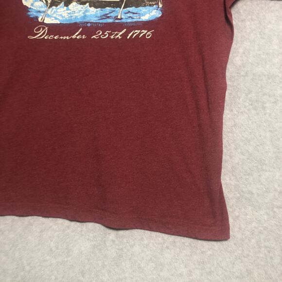 ZERO FOXTROT T-Shirt Mens Size XXL I Thank God That I Fear Not Burgundy - Picture 2 of 12